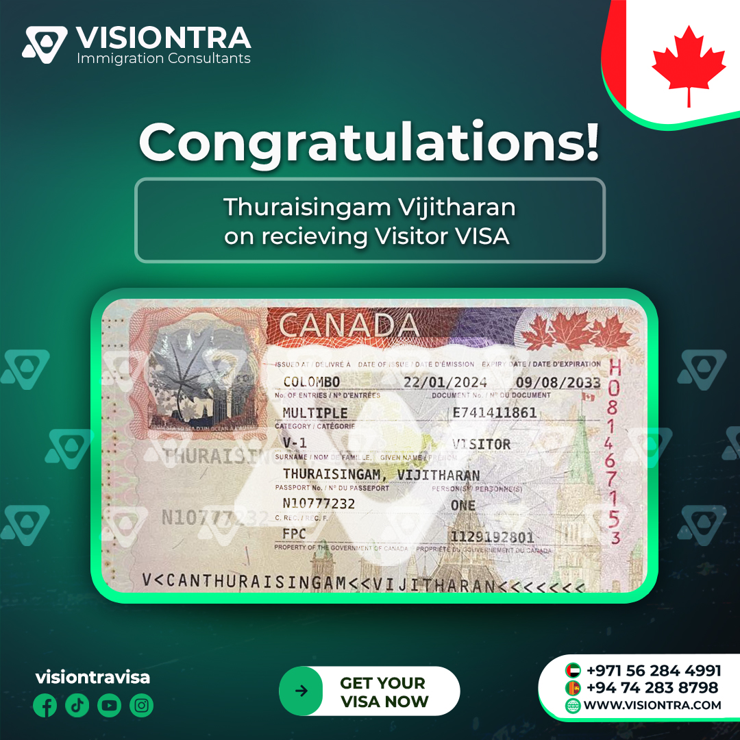 Canada Visa Canada Visitor Visa Agency in Sri Lanka How to apply Canada Visit Visa Best Visa Agency in Sri Lanka Visiontra Visiontra Immigration Consultants Canada Visitor Visa Agency in Sri lanka